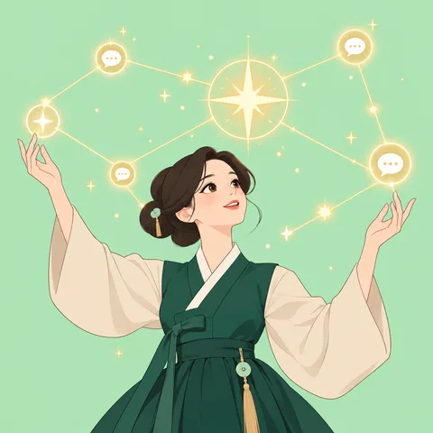 스레드 인연자리 안내 한복 웹툰 캐릭터